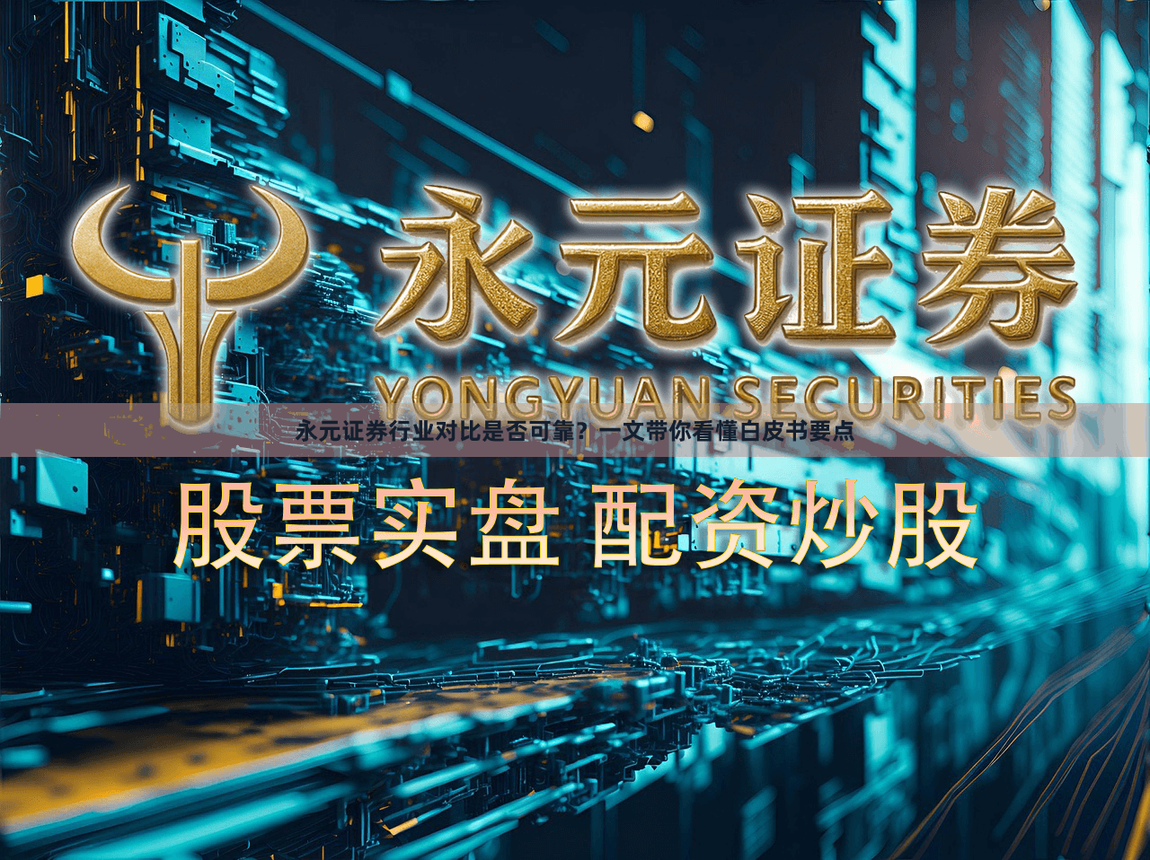 永元证券行业对比是否可靠？一文带你看懂白皮书要点