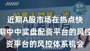 近期A股市场在热点快速轮动时期中中实盘配资平台的风控体系机会